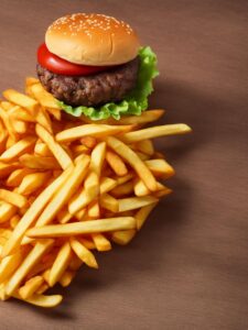 burger, chips, fast food, meat, snack, kitchen, food, generated by ai, burger, burger, burger, burger, burger, fast food, fast food, fast food